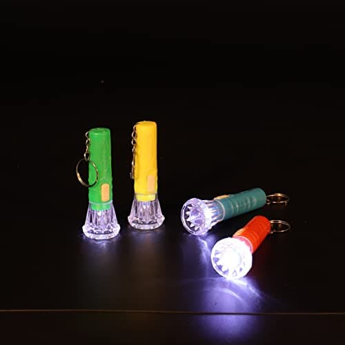 FRIUSATE 20 Pcs Mini Torches Keyring LED Keyring Torch LED Keychain Torch — view 4