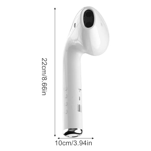 Giant Earphone Speaker,Portable Wireless Giant Earbud Speaker,Funny Novelty Large Headphone Players Rechargeable Battery for Biking Camping Shower Birthday Car — view 4