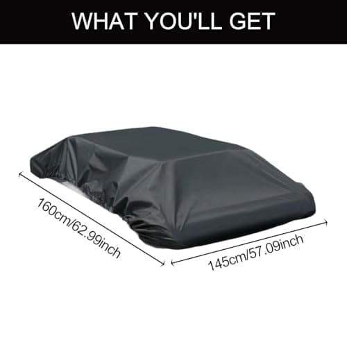 Car Roof Rack Cover Waterproof Dustproof Rooftop Cargo Cover Sun Protection Vehicle Luggage Protector Lightweight Polyester Oxford Quick, 1.6mx1.45m — view 5