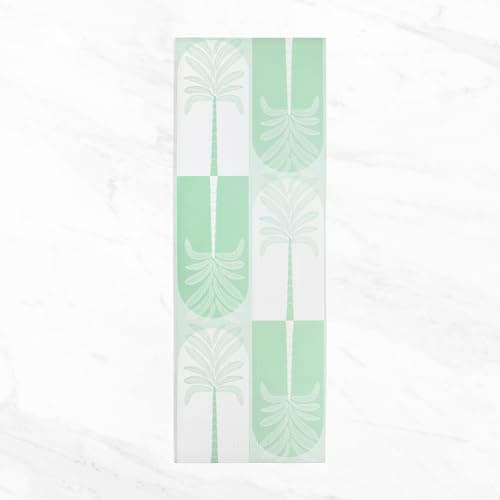 MYGA Yoga Starter Set - 6mm Non-Slip Yoga Mat, Yoga Block and Strap - Starter Kit for Beginners in Pilates, Exercise and Fitness - Choice of Design (Sage Palm) — view 6