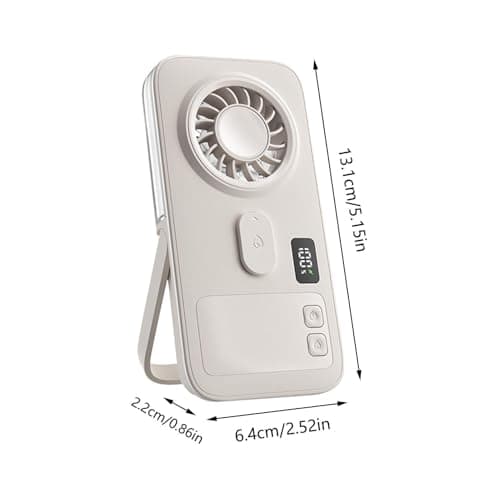Water Fan | Battery Operated Handheld Slim,Desk Cooling Portable Mist Fan - for Home Office Indoor Outdoor Summer Camping Hiking Fishing Travel Trip Women Men — view 5