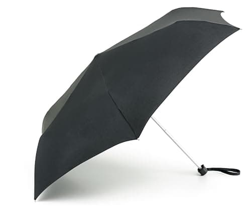 Fulton Miniflat 1 Black Unisex_adult Umbrella Black One Size — view 2