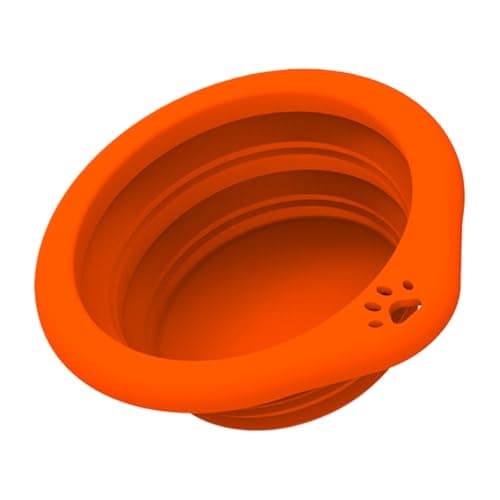 Dog Travel Bowl Portable 300ml Expandable Feeding Cup Carabiner — view 6