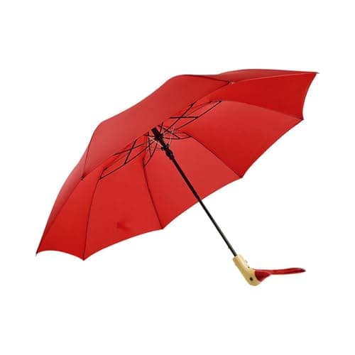 QIXCXAZ Folding Umbrellas Travel Umbrellas Unisex Rainproof Sun Open — view 5