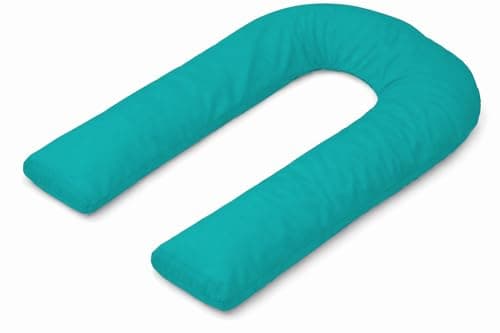 MIA U Shaped Pregnancy Pillow Case 100% Cotton Nursing Maternity Body Bolster Support Cover Zip Closure 9Feet (275cm) — view 2