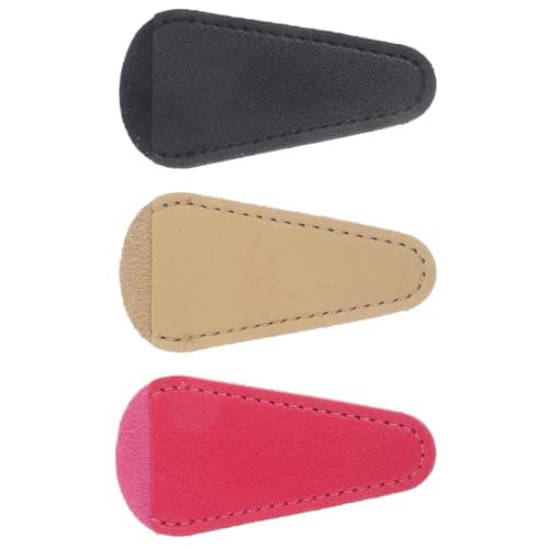 ABOOFAN Hairdressing Scissors Cover with 3 Portable Leather Cases for Travel and Salon, Compatible with Teeth Scissors and Eyebrow Trimmers