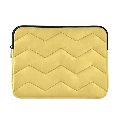 Lemon Yellow Laptop Sleeve Case 13.3 Inch Laptop Cover Bag Lightweight Computer Protectors for Work Travel