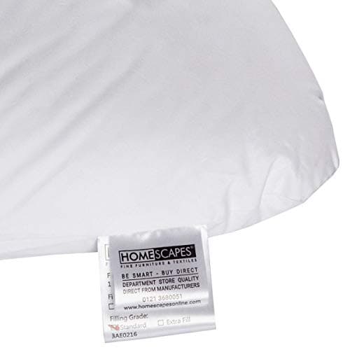 HOMESCAPES U-Shaped Pregnancy Pillow Super Microfibre Filling and 100% Cotton Cover Ideal Nursing, Maternity, Support Body Pillow — view 4