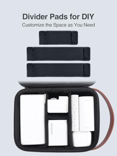 Luxtude Electronics Organizer Travel Case for Chargers and Cords — view 6