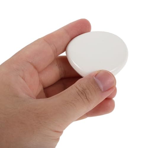 HEANUJJ Solid Perfume Travel Case with Swivel Lid and Airtight Seal 3g Aluminium Alloy Container Electroplated White Finish Portable Fragrance Balm Holder for Daily Commutes and Travel — view 4