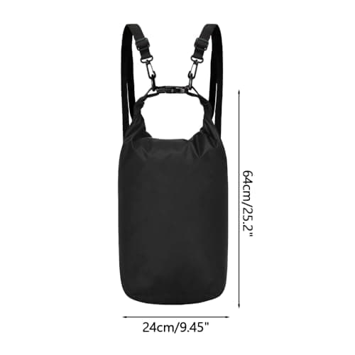20L Waterproof Dry Bag, River Tracing Swimming Dry Sack with Roll Top Closure, Floating Bucket Bag for Kayaking Outdoor Camping Beach Hiking — view 4