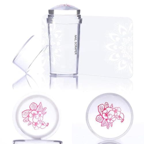 French Tip Tool Transparent Silicone Soft Tool with Scraper — view 5