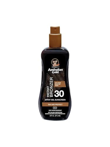Australian Gold SPF 30 Spray Gel with Instant Bronzer 237ml