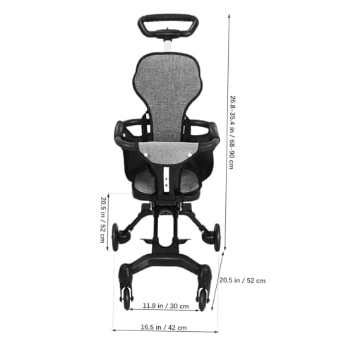 Baby Stroller Foldable Lightweight for Travel, One-Click Compact Design — view 2