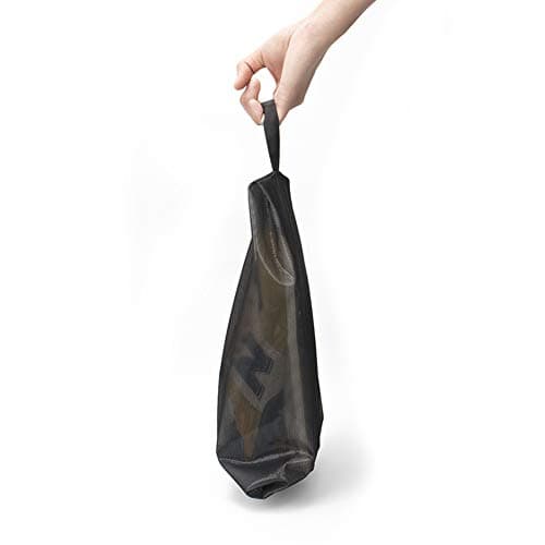 pack all Shoe Bags for Travel, Water Resistant Shoe Pouch Organizer, Black — view 3