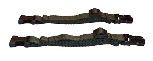25mm Webbing Strap with Quick Release and Length-Adjusting Buckles (Pack of Two) (olive green, 60cm) — view 5