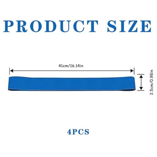 4 Pcs Towel Bands for Sun Loungers,Sun Loungers Towels Band,Elastic Towel Straps,Beach Towel Bands for Sun Loungers,for Pool Beaches and Outdoor Use — view 2