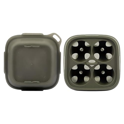 Shockproof 4-Grid Egg Holder for Camping Travel Hiking Picnics Road Trips