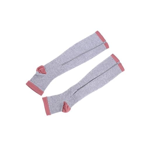 dijiusidy Mens Compression Socks Quick Release Open Toe Slimming Effect Excellent for Running Training Outdoor Sports Activities Compression Running Socks Womens