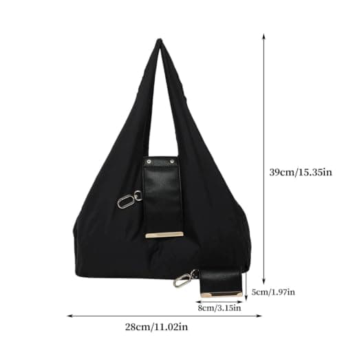 Foldable Keychain Tote Bag, Foldable Shopping Bags With Leather Pouch — view 5