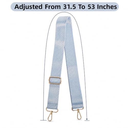 Pumtus 10 Packs Wide Purse Strap Replacement, Adjustable Shoulder Crossbody Straps, 1.5 Inches Handbags Shoulder Strap, Purse Extender Guitar Straps for Tote Canvas Laptop Bag (10 Colors), 10 Colors — view 2