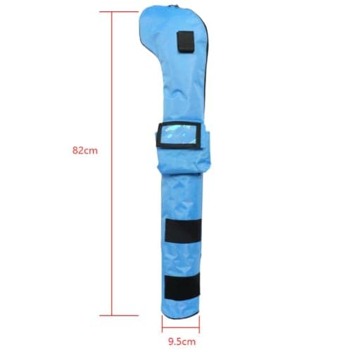 Kids Golf Bag, Portable Golf Club Bags For Child Clubs 26-30 Inch, Quality Nylon Storage Case With Side Pocket For Travel, Blue Orange Red Pink(Blue) — view 2