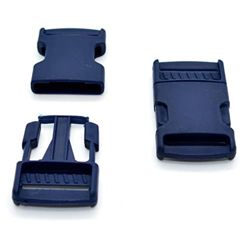 SolaDirect Side Release Buckles Clips for 20 mm Webbing, Luggage, Back Pack/Rucksack, Straps (Blue Navy, 2 pieces) — view 5