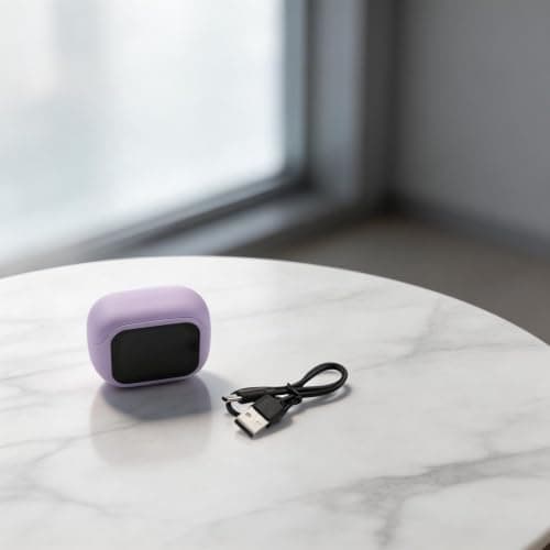Wireless Earphones with AI Voice Translator for Travel(Purple Translation) — view 2