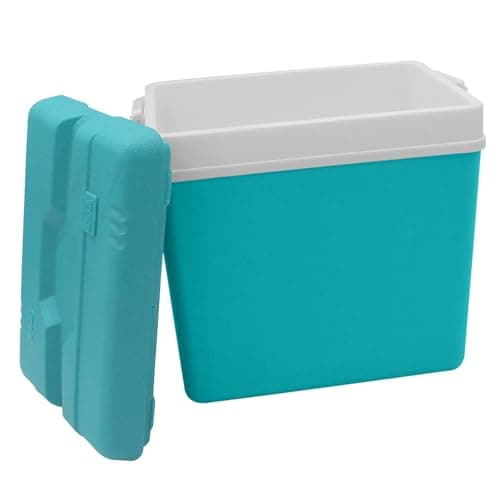 Daniel James Large Cool Box - 15L, 24L or 35L Insulated Cooler Box with Carry Handle & Lid for Ice Cold Food & Drink - Lightweight & Durable for Camping, Picnic & Travel (Turquoise, 24-Litre) — view 5
