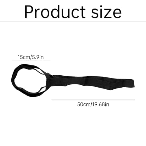 Tabanzhe Yoga Mat Carrying Strap Sling Elastic Loop Yoga Mat Carry Strap Durable Fitness Exercise Straps(Yoga Mat not included) — view 2
