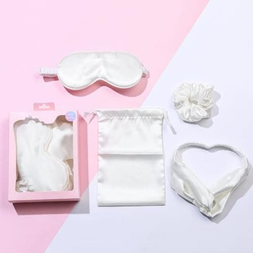Satin Beauty Sleep Set for Women(4pcs Rose Gold) — view 4