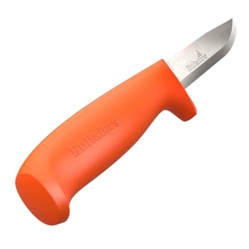Hultafors Craftsman's knife HVK GH I All-purpose knife with ergonomic handle and Japanese carbon steel blade I Including holster and holder for working trousers I 380010 (Pack of 2) — view 6