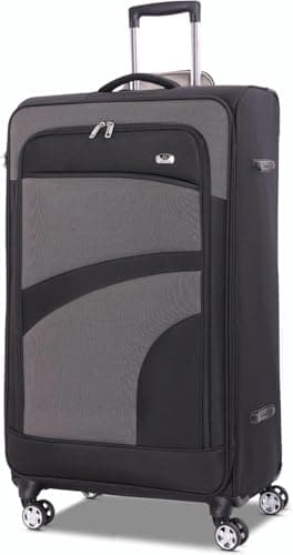 Aerolite Large 30in Check-in Suitcase, 8 Wheels, TSA Lock