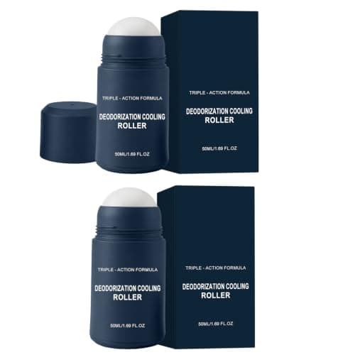Circuroll Leg Roller, Circuroll Natural Cooling Roller for Legs, Circuroll Leg Cream,Leg Roller Natural Roller for Legs Circuroll Leg Men's Deodorant Roll-On Serum for All Skin Types 50ml (2)