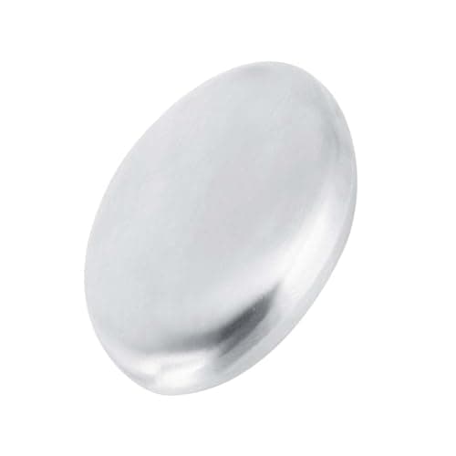 ZASCHMOY Stainless Steel Garlic Odor Eliminator Kitchen Gadget - Deodorizes Hands and Eliminates Odors - Stainless Steel for Kitchen and Bathroom