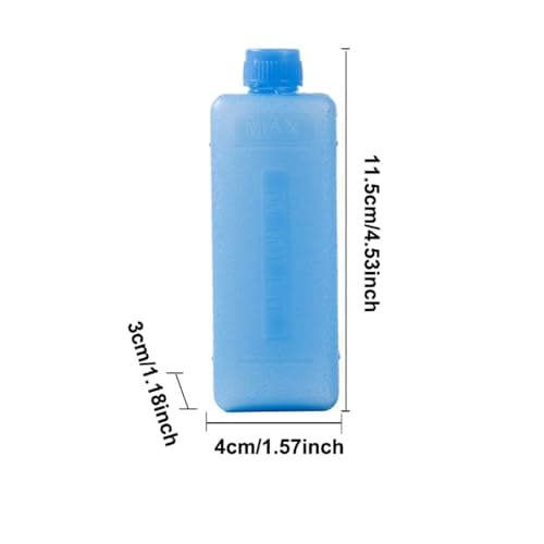 8PCS Mini Air Cooler Ice Packs, Reusable Freezer Blocks for Air Conditioning Fan, Instant Cooling Ice Crystal Boxes for Personal Coolers, Lunch Boxes, Camping, Travel (@6, 1.57×4.53Inch) — view 2