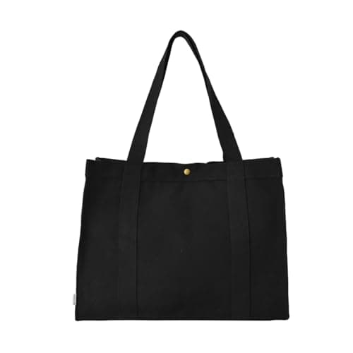 Augbunny Durable Cotton Canvas Extra LARGE Beach Tote Shopping Bag Multi Purpose Casual Fashion Bag — view 5