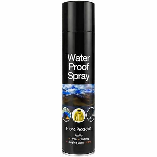 ANGIX 1 x Waterproof Spray Fabric Protector for Tents, Sleeping Bags, Shoes, Boots, Umbrellas & Outing Fishing Camping 300ml Rain & Stain Protection Water Repellent Spray