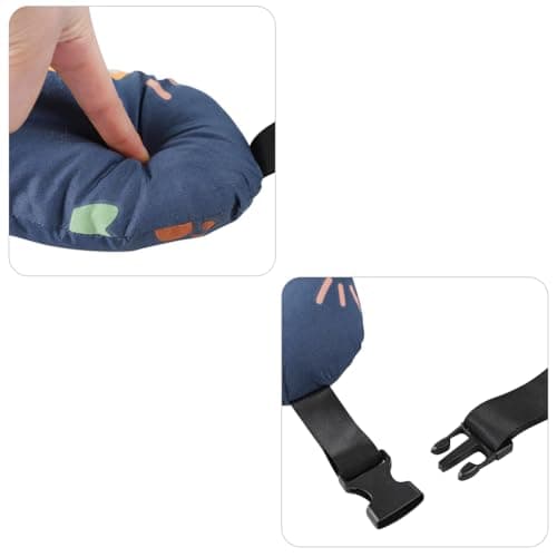 XINGYAOGJ X-Shaped Car Seat Pillow Head Neck Support Travel Pillow for Kid Adult Soft Comfortable Car Sleeping Headrest Cushion Adjustable Seat Belt Travel Cushion for Long Journey Airplane — view 5