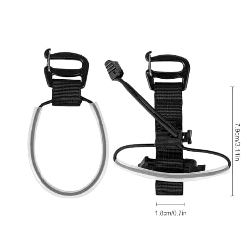 Backpack Hiking Stick Holder Hands Free Trekking Pole Strap — view 6