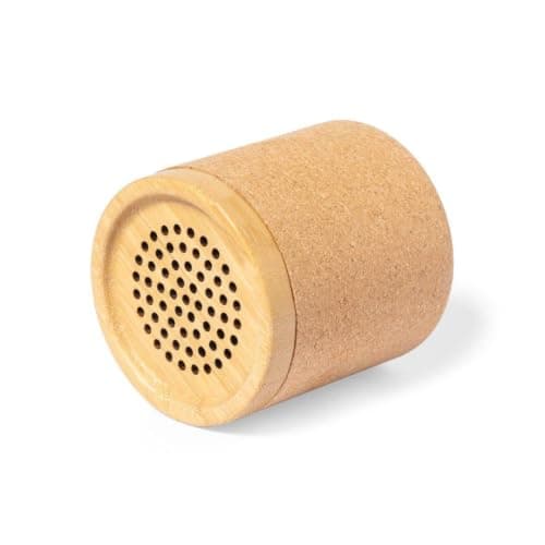 Sawfish Personalised Speaker Mirintex Portable Cork & Bamboo Bluetooth Speaker – Type-C Charging, Rechargeable, Natural Design — view 4