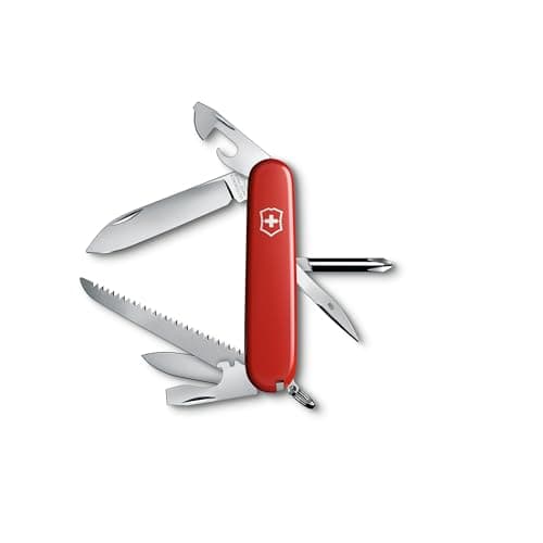 Victorinox Hiker Swiss Army Knife Multitool - 13 Functions - Wood Saw - Red — view 4