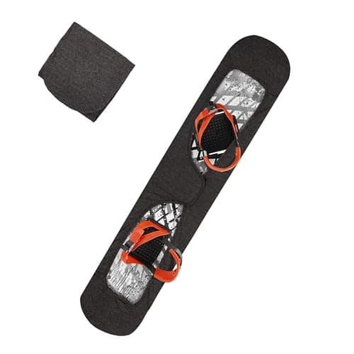 Nogsay Snowboard Protection Soft Cover Sleeve - Protect Snowboard from Dust and Scratches,Travel Snowboard Stretchy Fabric Binding Pads Protector Cover for Packing in Snowboard Bag (S: Length 150cm)