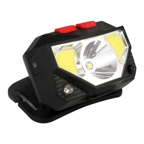 TOYANDONA USB Rechargeable Red Light Night Running Headlamp with Gesture Control and Induction Mode, Lightweight Plastic Mini Lamp for Outdoor Sports, Home Maintenance and Caving — view 2