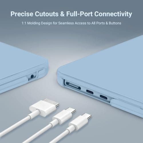 MOSISO Compatible with MacBook Air 15 inch Case 2026, Sky Blue — view 5