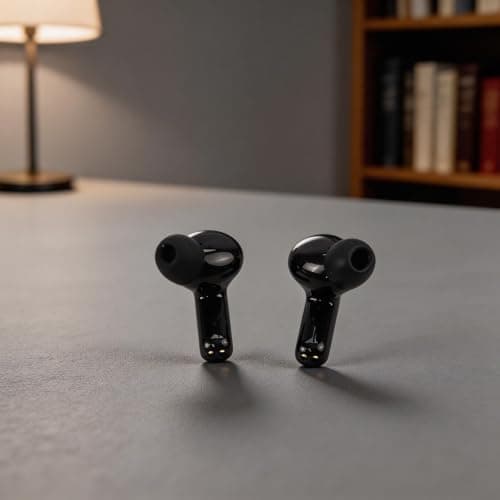 Wireless Translator Earbuds HD Sound Clear Calls Business(Black Orange) — view 5