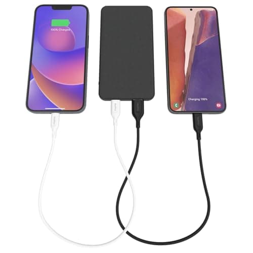 ZAGG mophie Essentials Powerstation 5K Power Bank, 5,000mAh Portable Battery with U S B (C & A), 36 Hours of Extra Power, Premium Fabric Finish (Black) — view 6