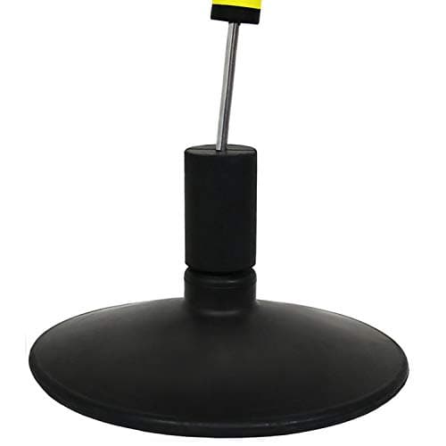 Ziland Slalom Poles [12 Pack] • Yellow/Black • Football Training Aid • Holdall Included (180cm Yellow/Black + Bases) — view 3