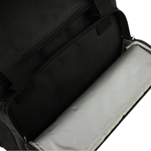 15L Insulated Cool Bag for Men & Women, Leak-Proof Thermal Lunch & Picnic Soft Cooler, Reusable Lunch Tote for Work, Beach, Travel, Black — view 5