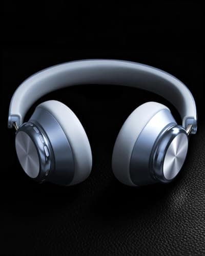 Wentronic Y03 Bluetooth Headphones Wireless Active Noise Cancelling Over Ear Headphones 48 Hours Playtime 6 EQ Music Mode High Sound Quality Headphones with Soft Ear Cushion - Blue — view 6